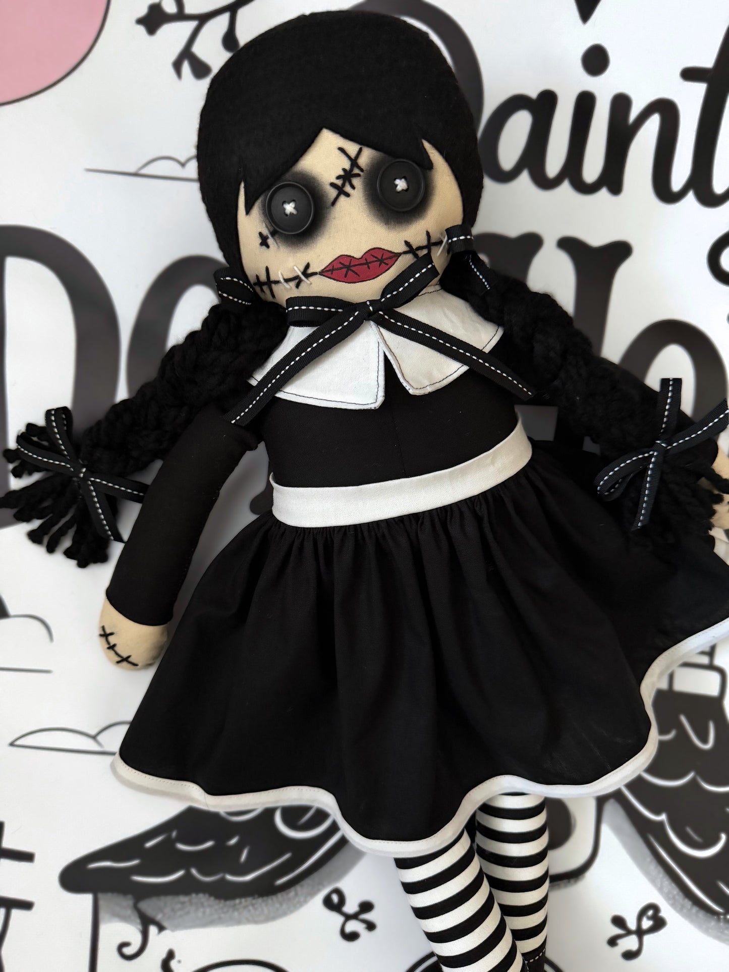 Wednesday Addams Inspired Limited Edition Doll